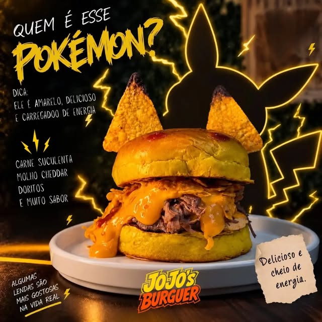 Hambúrguer com cheddar e Doritos